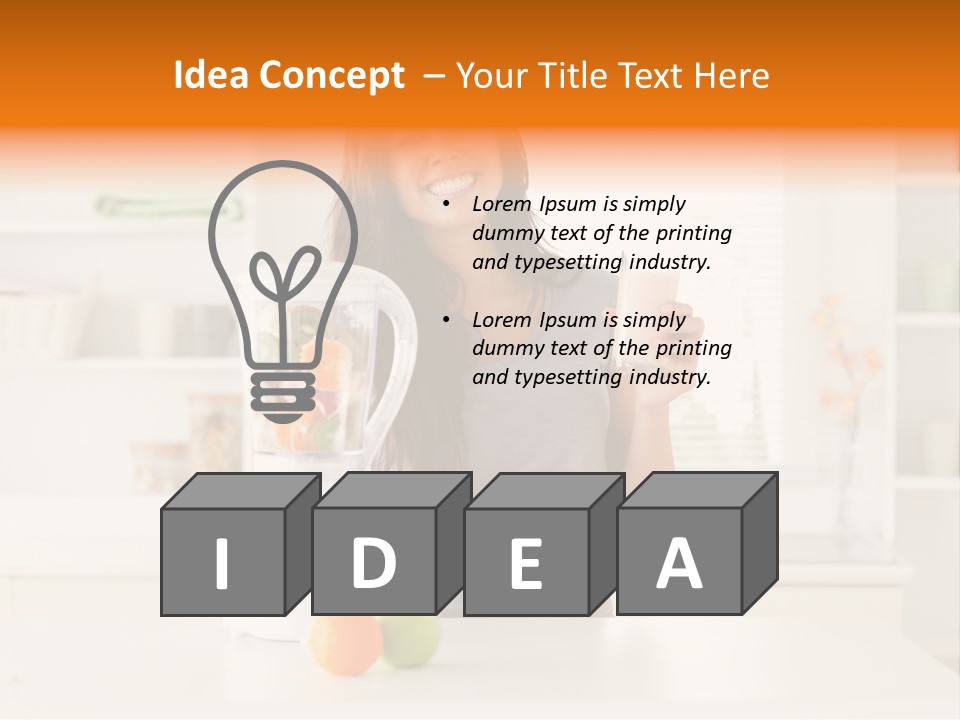 Asian Beverage Young PowerPoint Template