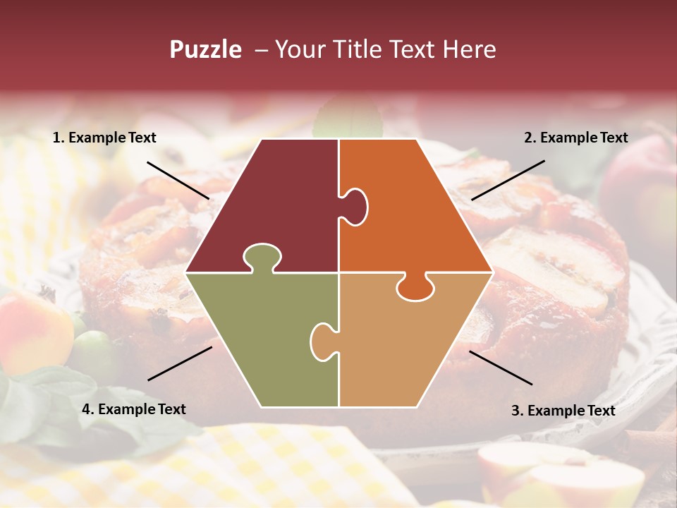 Green Leaf Decor PowerPoint Template