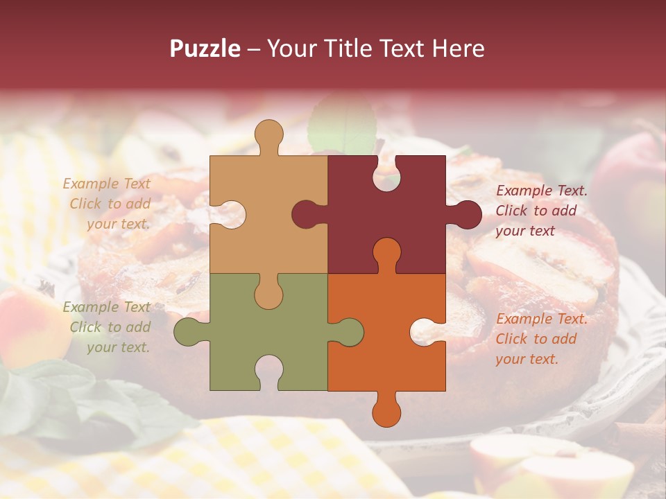 Green Leaf Decor PowerPoint Template