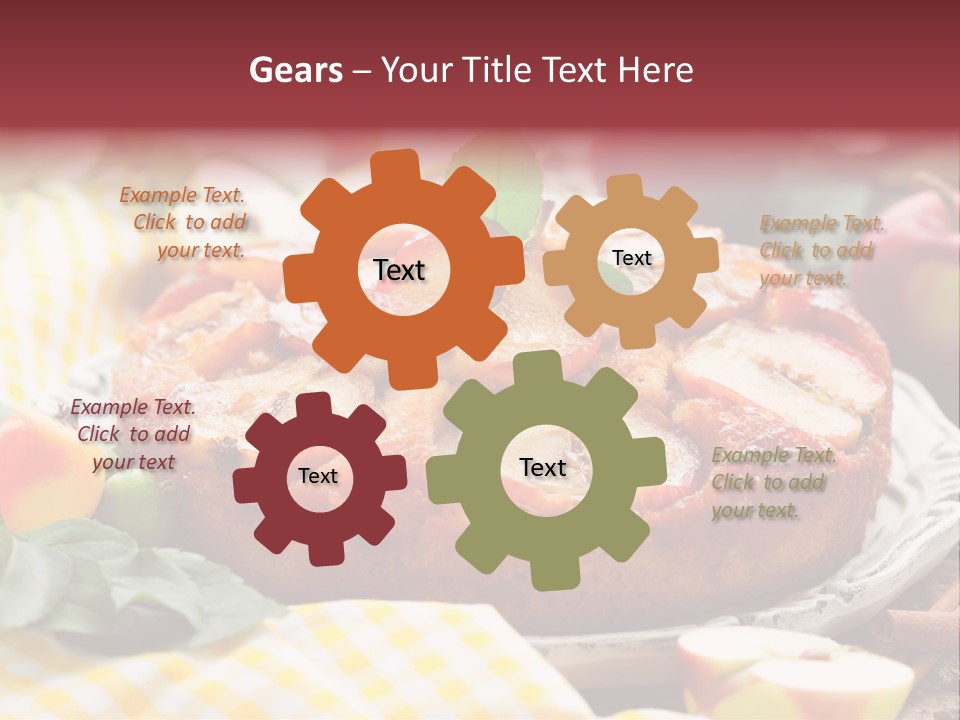 Green Leaf Decor PowerPoint Template