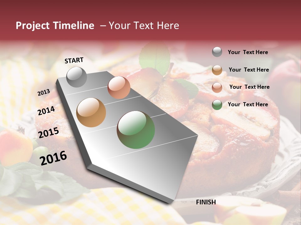 Green Leaf Decor PowerPoint Template