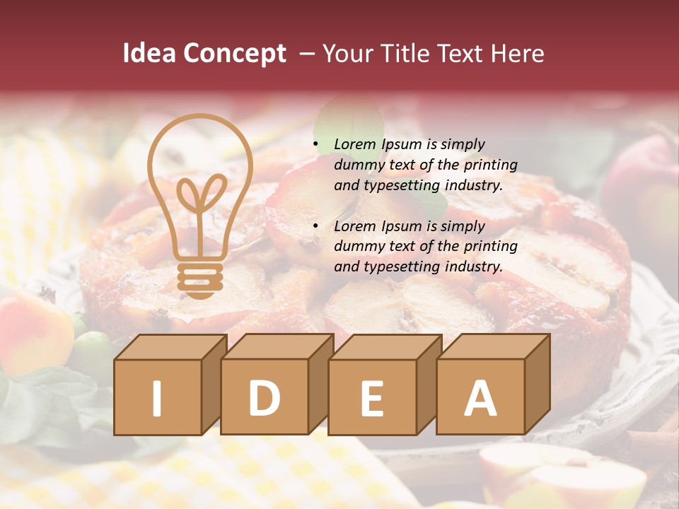 Green Leaf Decor PowerPoint Template