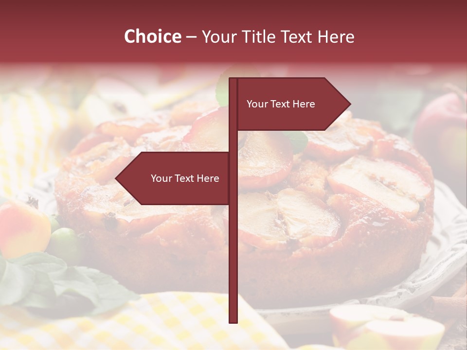 Green Leaf Decor PowerPoint Template