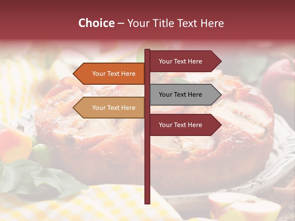 Green Leaf Decor PowerPoint Template