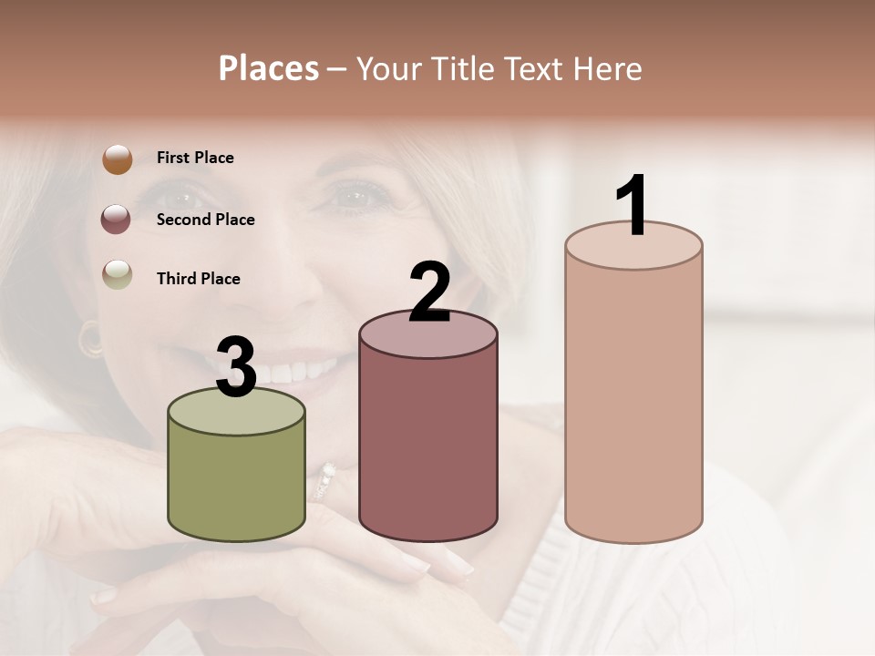 Calm Married Smiling PowerPoint Template