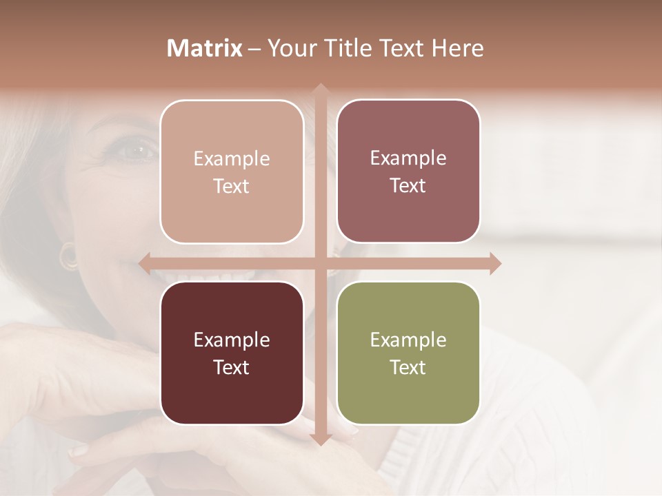 Calm Married Smiling PowerPoint Template