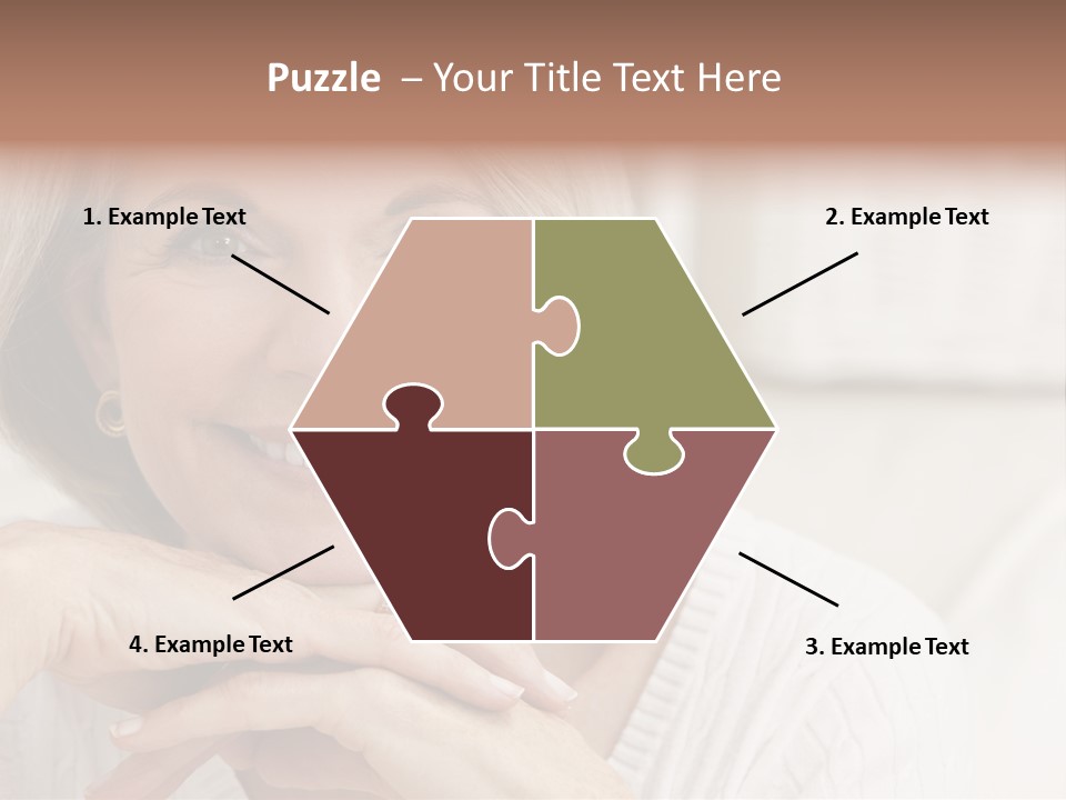 Calm Married Smiling PowerPoint Template