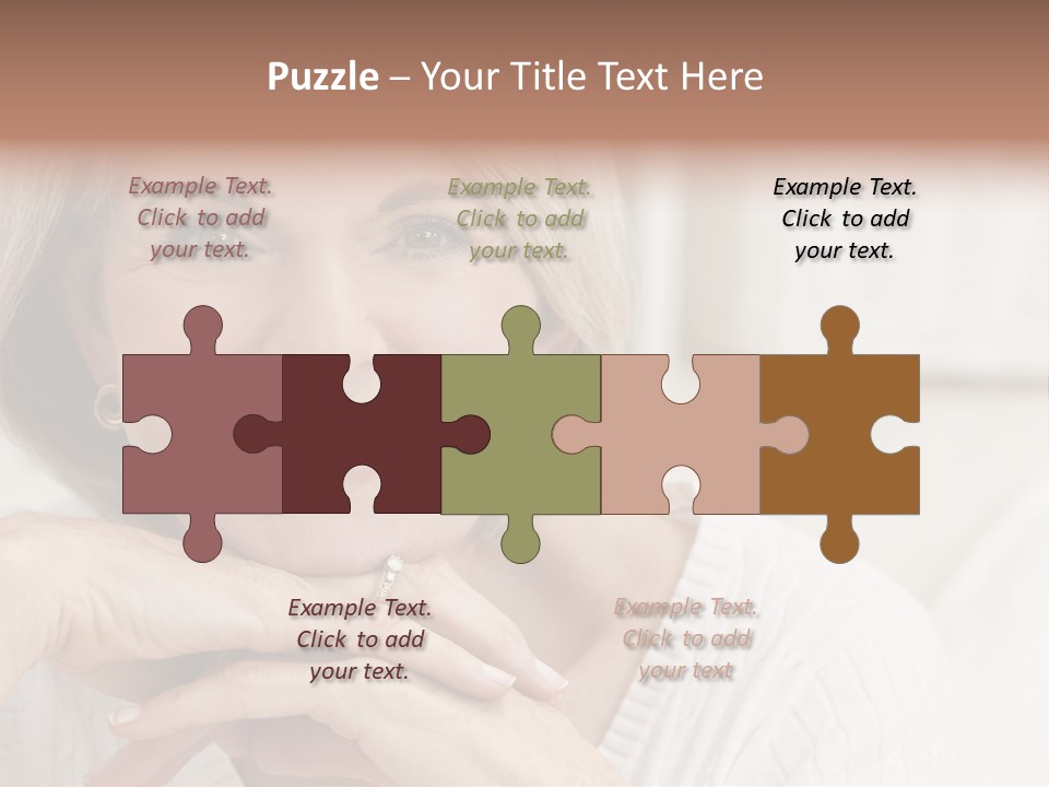 Calm Married Smiling PowerPoint Template