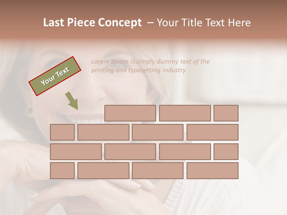 Calm Married Smiling PowerPoint Template