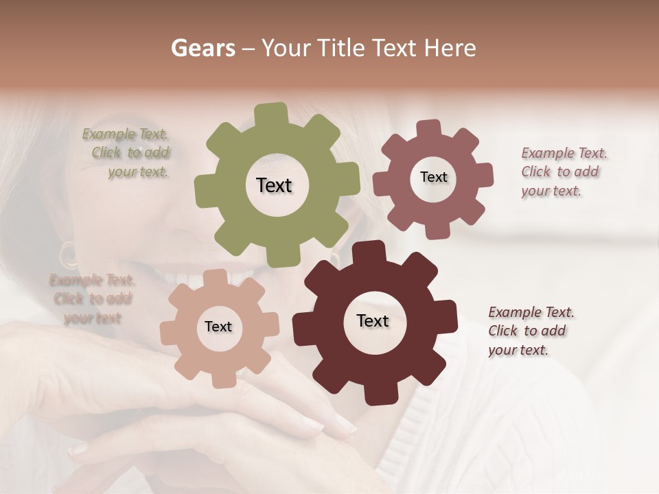 Calm Married Smiling PowerPoint Template