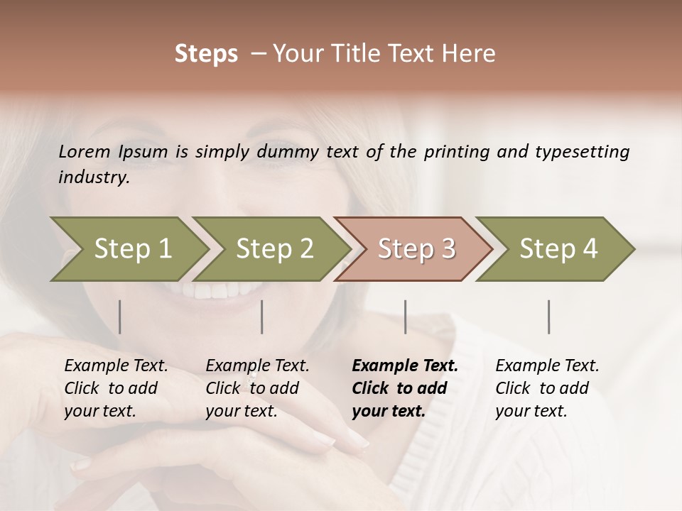 Calm Married Smiling PowerPoint Template