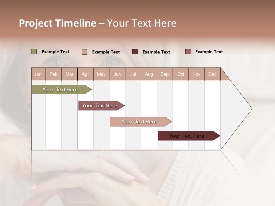 Calm Married Smiling PowerPoint Template