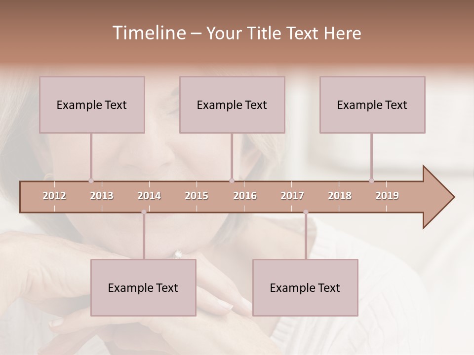 Calm Married Smiling PowerPoint Template