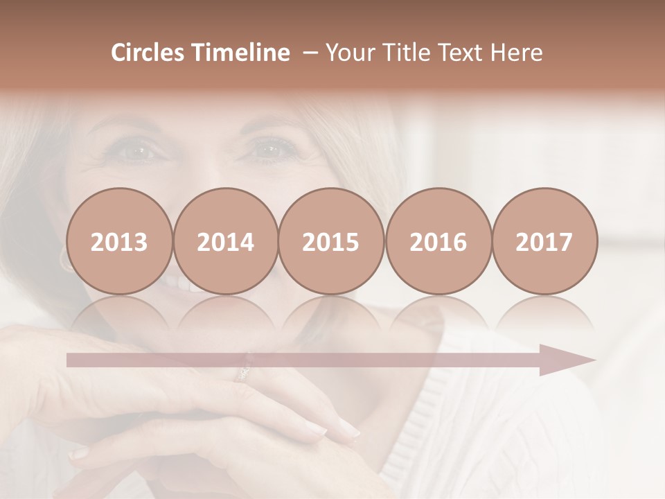 Calm Married Smiling PowerPoint Template