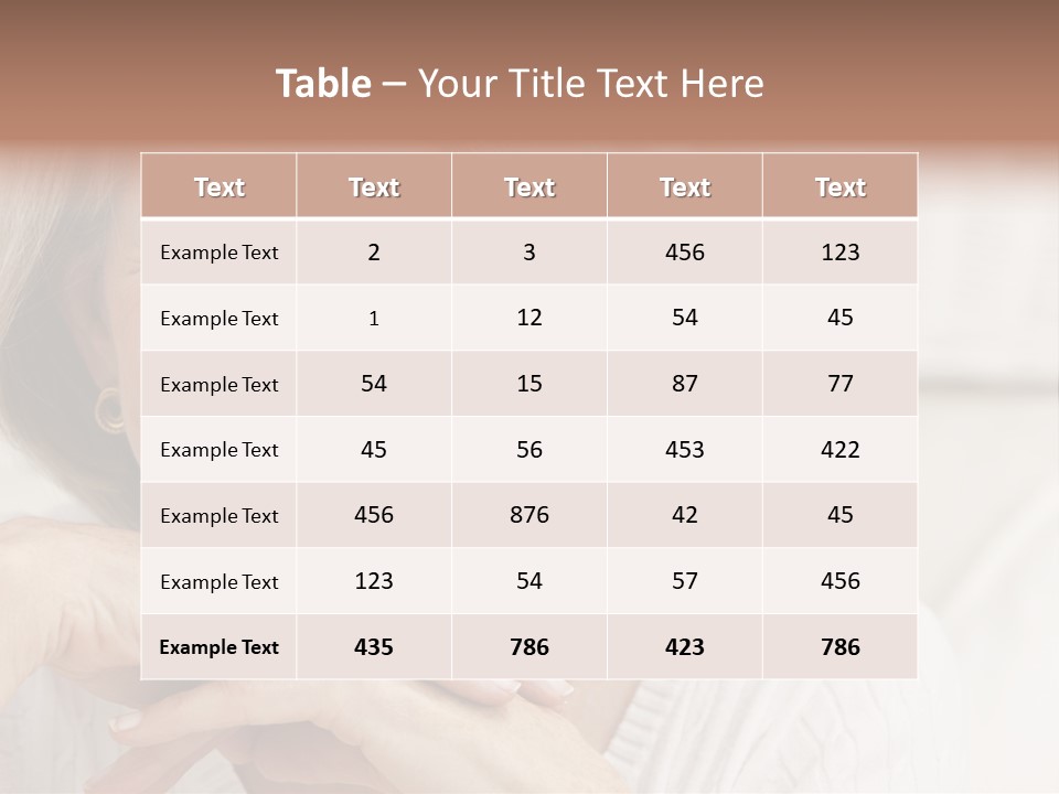 Calm Married Smiling PowerPoint Template