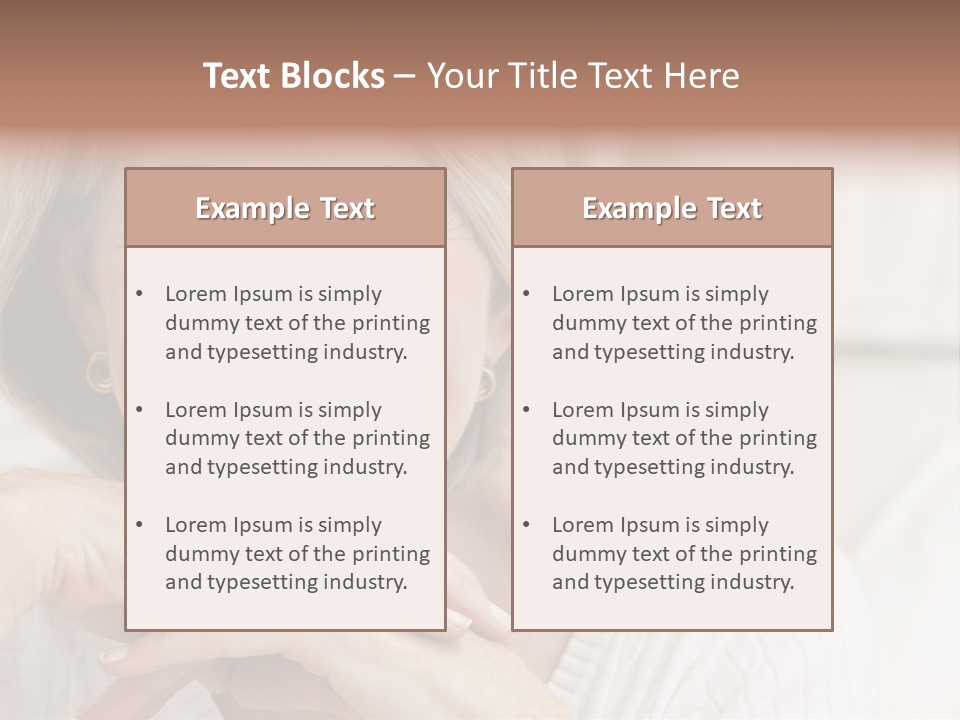 Calm Married Smiling PowerPoint Template