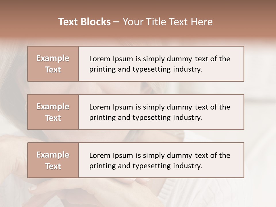 Calm Married Smiling PowerPoint Template
