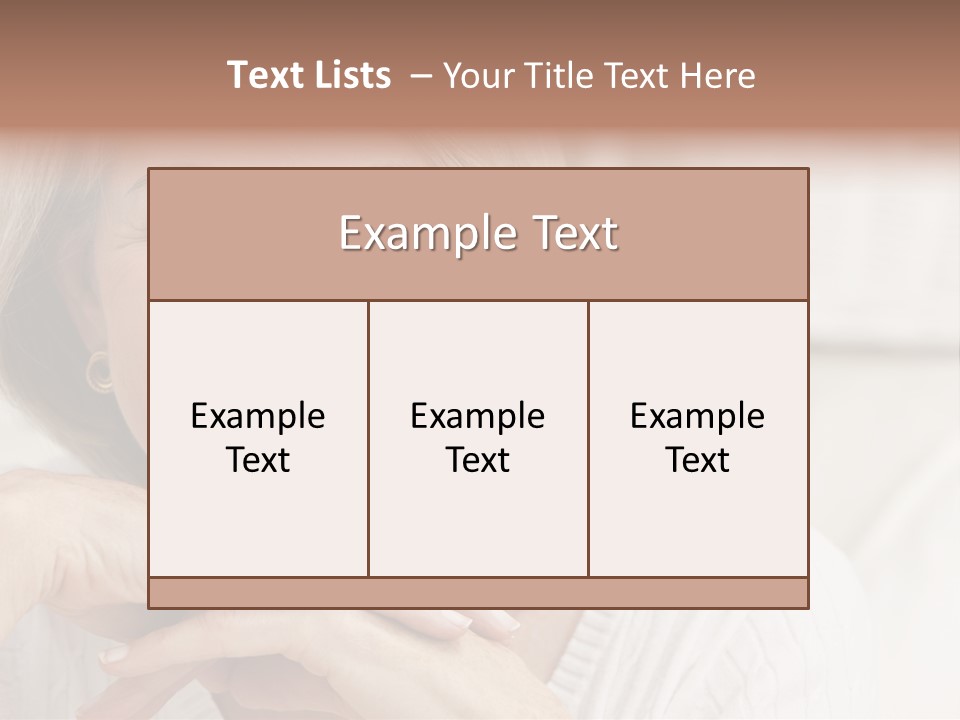 Calm Married Smiling PowerPoint Template
