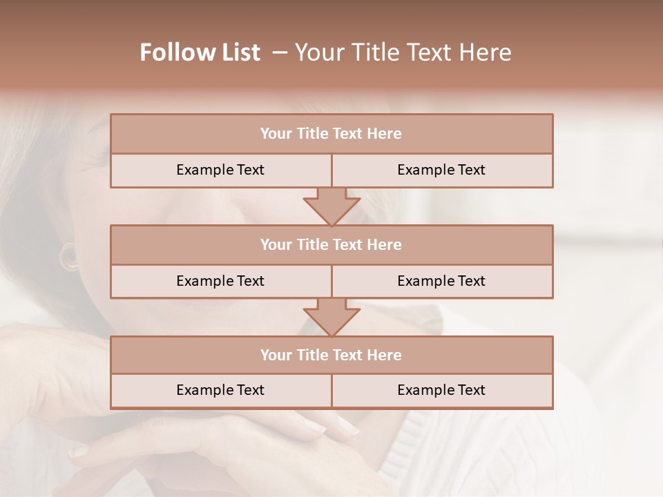 Calm Married Smiling PowerPoint Template