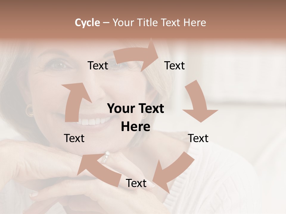 Calm Married Smiling PowerPoint Template