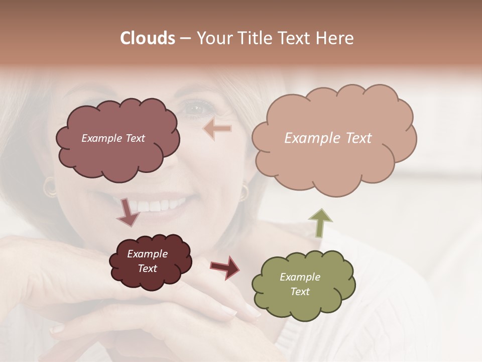 Calm Married Smiling PowerPoint Template
