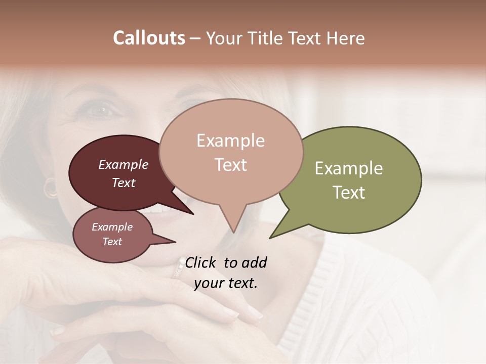 Calm Married Smiling PowerPoint Template