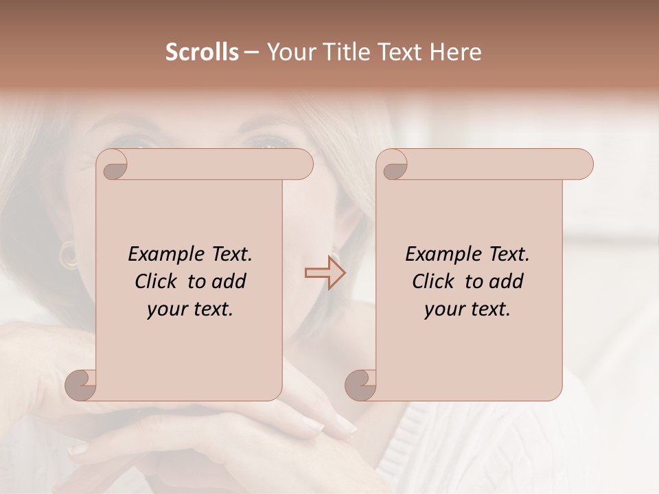 Calm Married Smiling PowerPoint Template