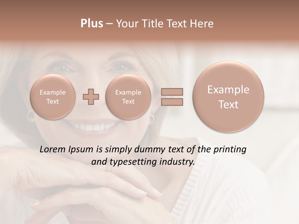 Calm Married Smiling PowerPoint Template