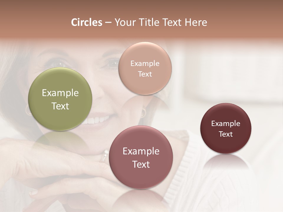 Calm Married Smiling PowerPoint Template