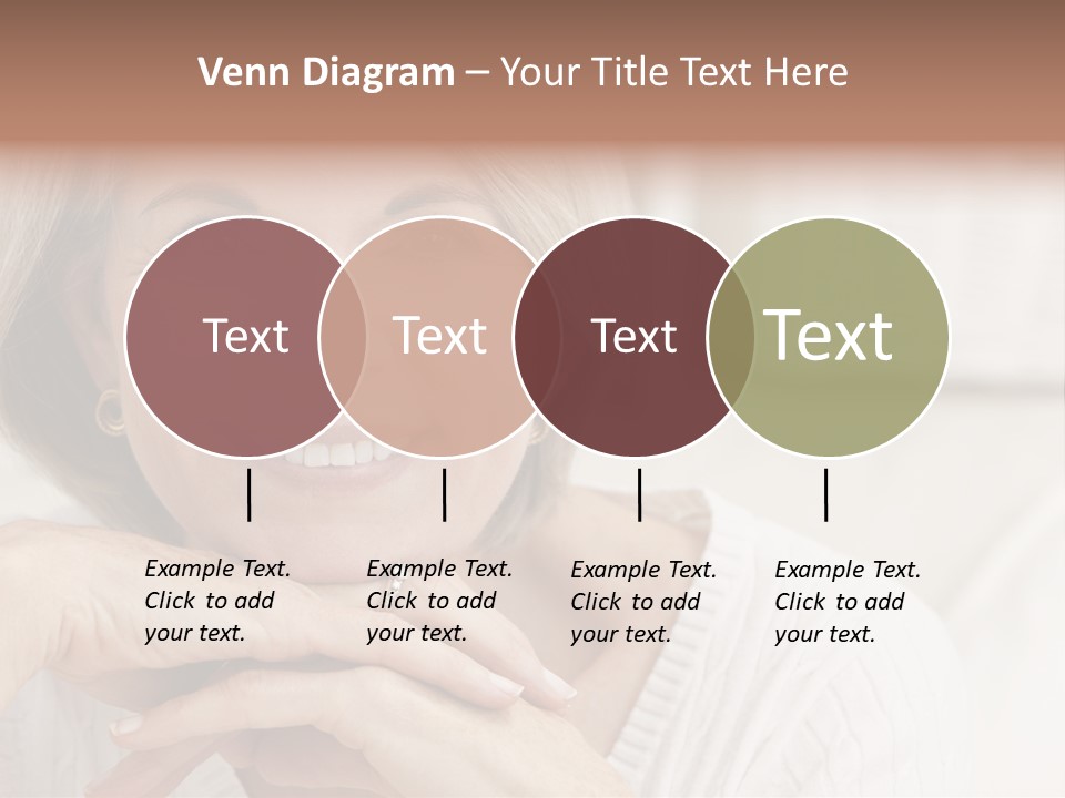 Calm Married Smiling PowerPoint Template
