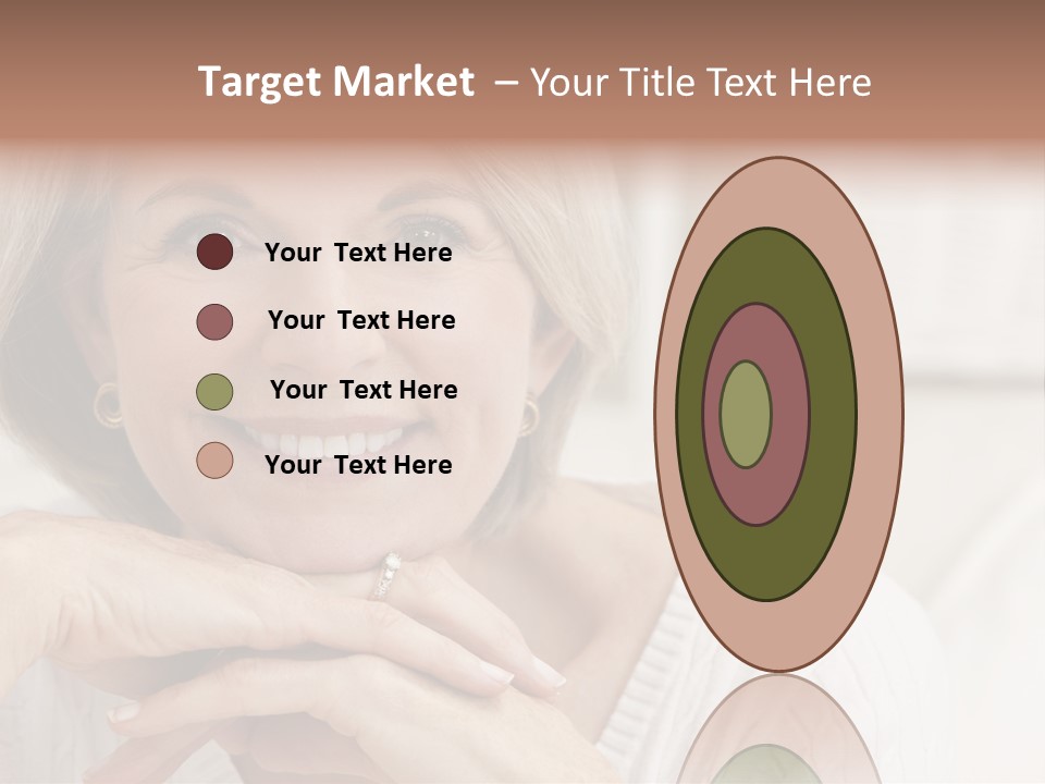 Calm Married Smiling PowerPoint Template