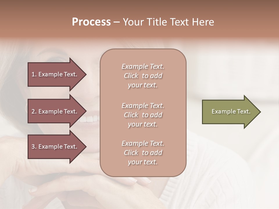 Calm Married Smiling PowerPoint Template