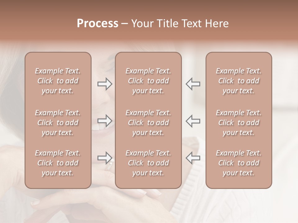 Calm Married Smiling PowerPoint Template