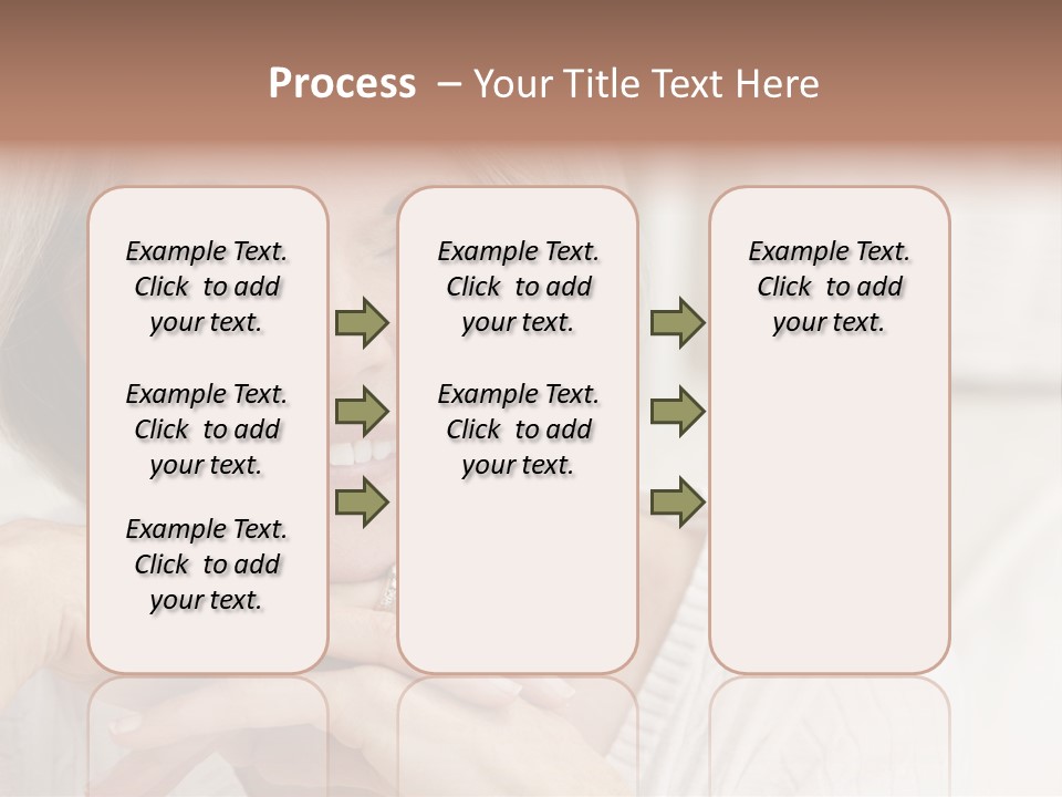 Calm Married Smiling PowerPoint Template