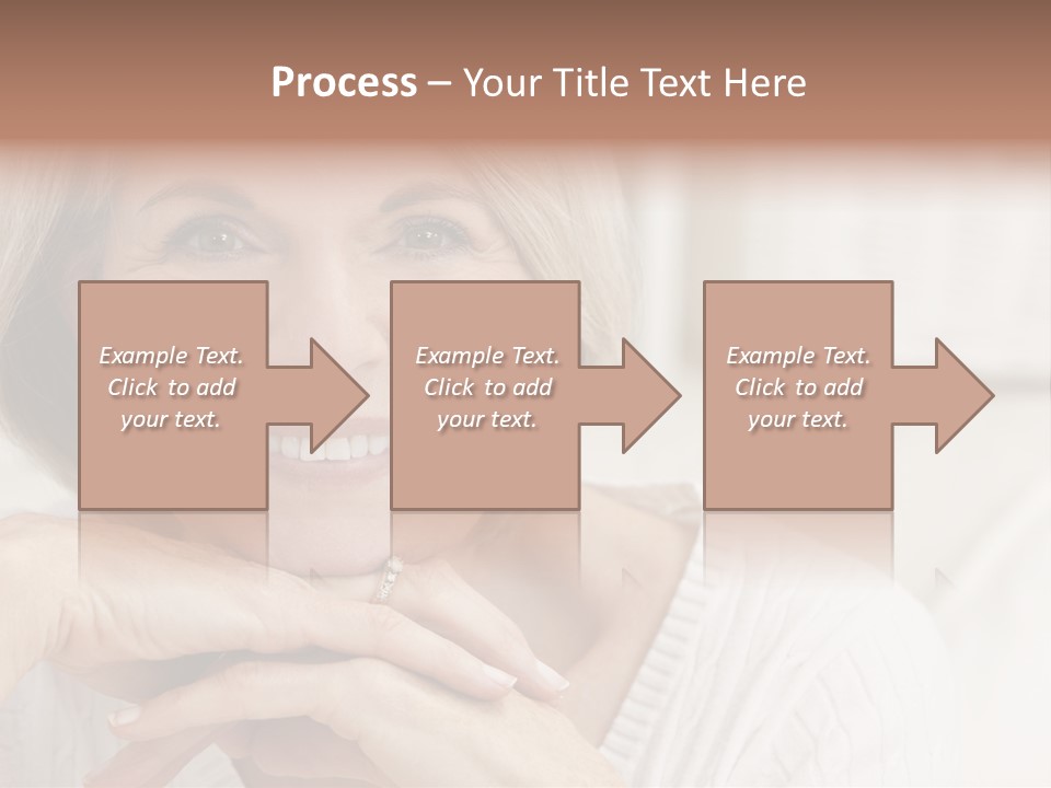 Calm Married Smiling PowerPoint Template