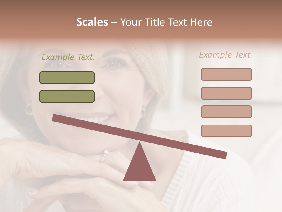 Calm Married Smiling PowerPoint Template