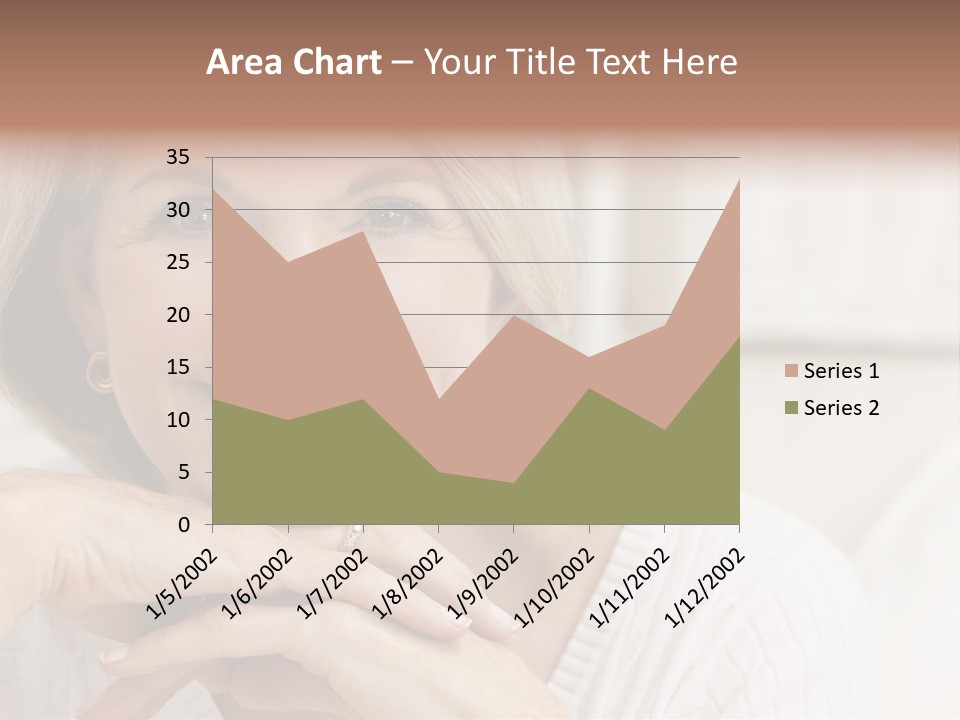 Calm Married Smiling PowerPoint Template