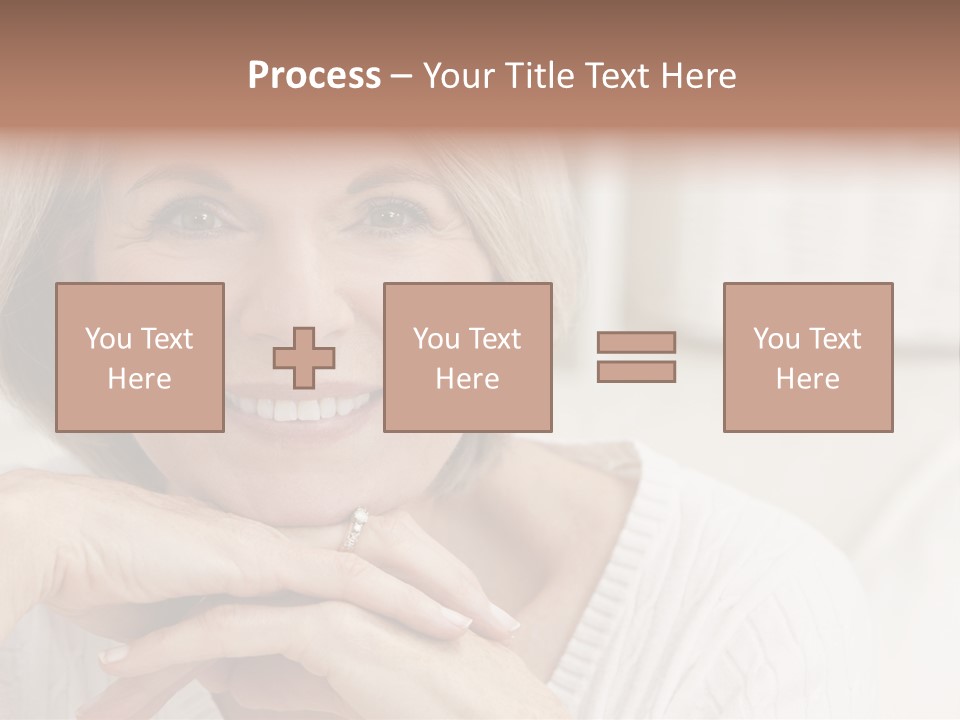 Calm Married Smiling PowerPoint Template