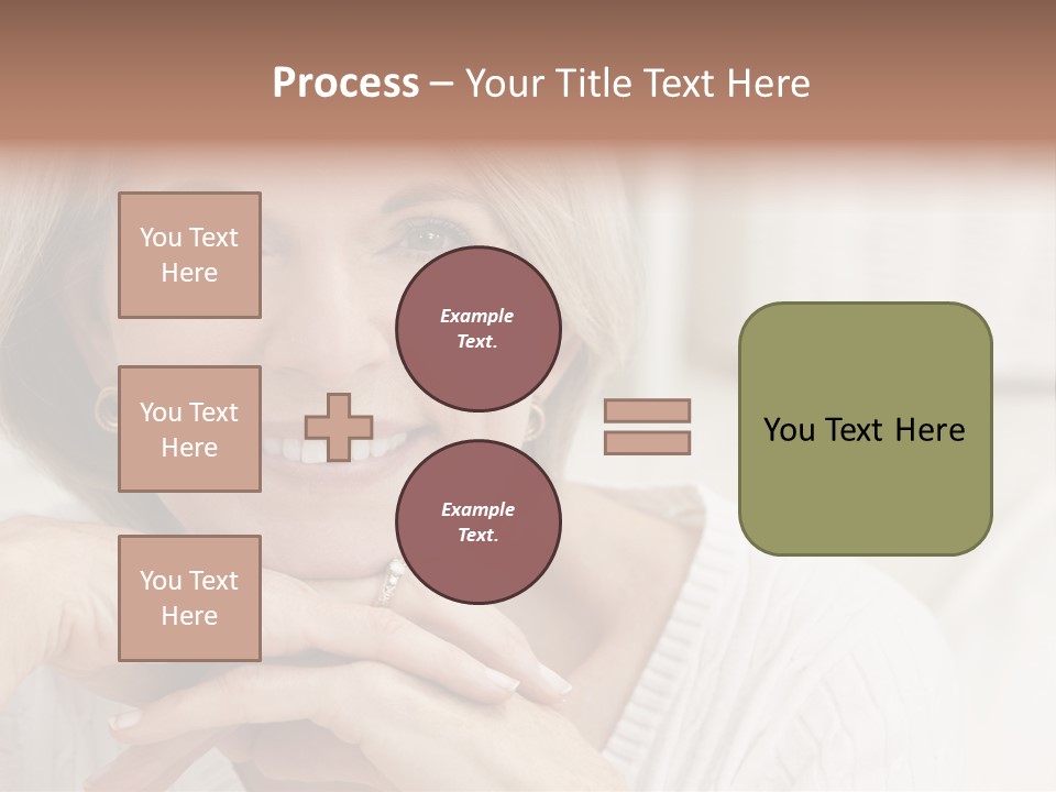 Calm Married Smiling PowerPoint Template