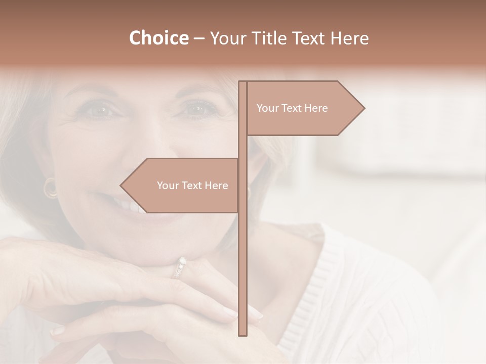 Calm Married Smiling PowerPoint Template