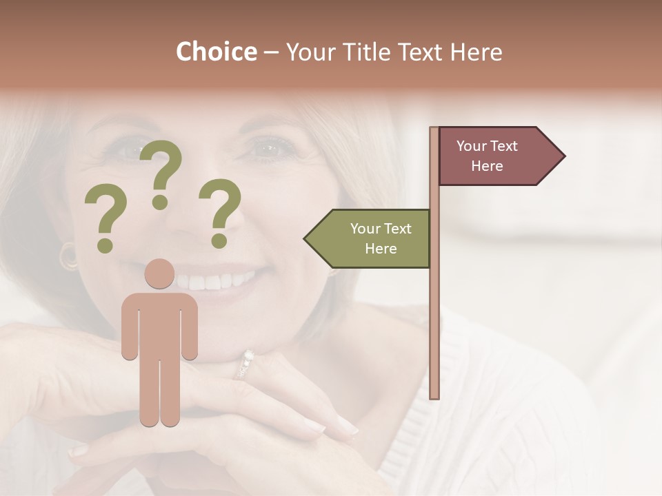 Calm Married Smiling PowerPoint Template