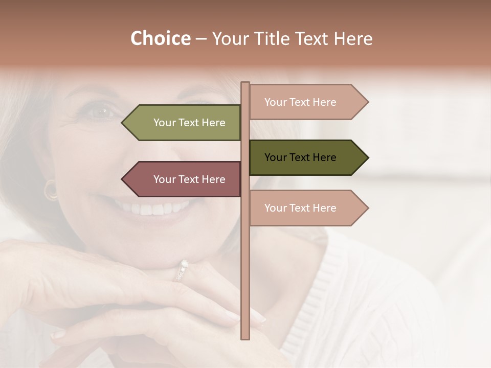 Calm Married Smiling PowerPoint Template