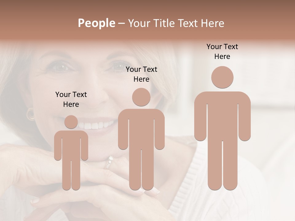 Calm Married Smiling PowerPoint Template