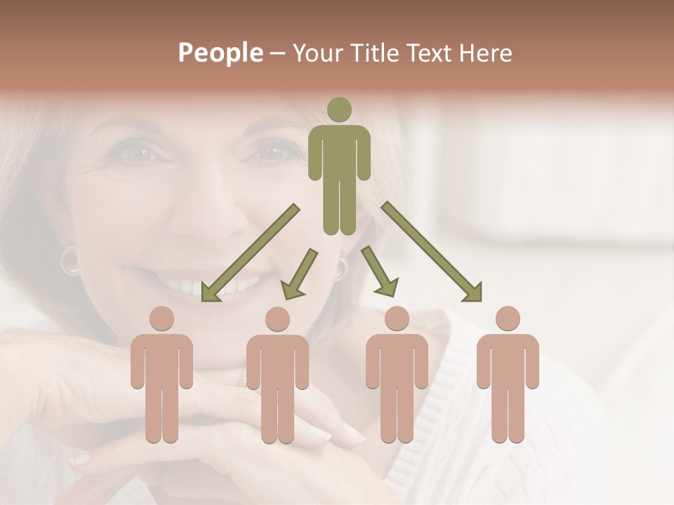 Calm Married Smiling PowerPoint Template