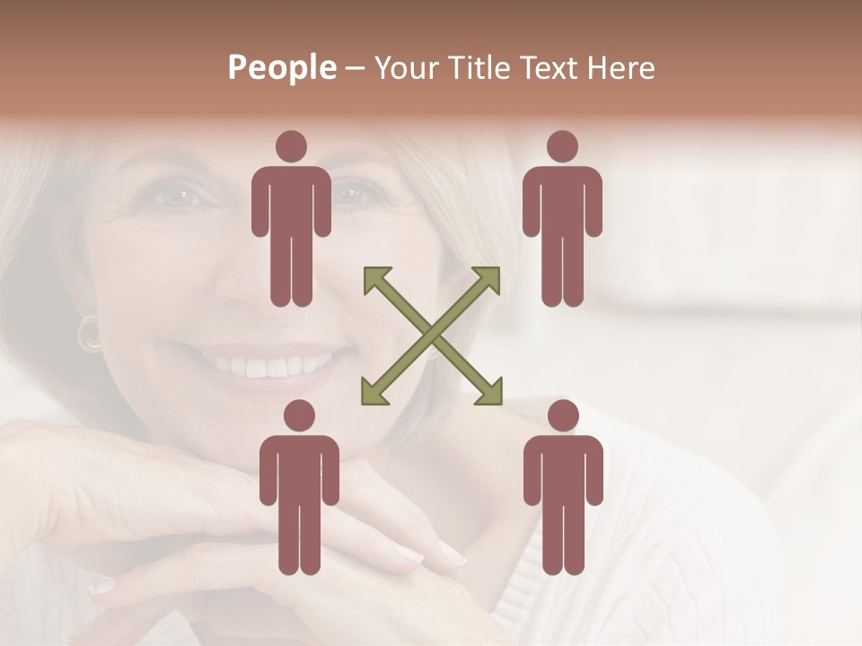 Calm Married Smiling PowerPoint Template