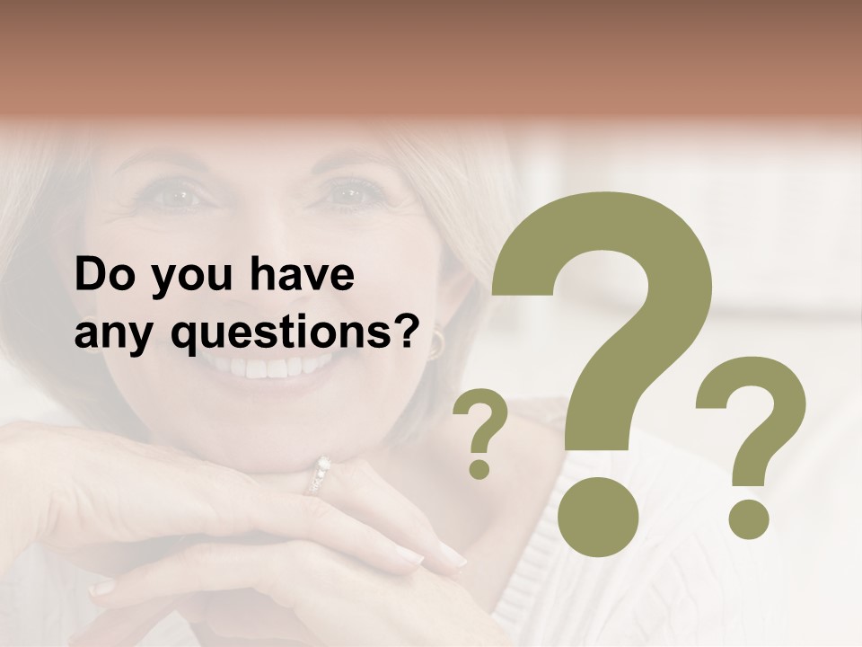 Calm Married Smiling PowerPoint Template