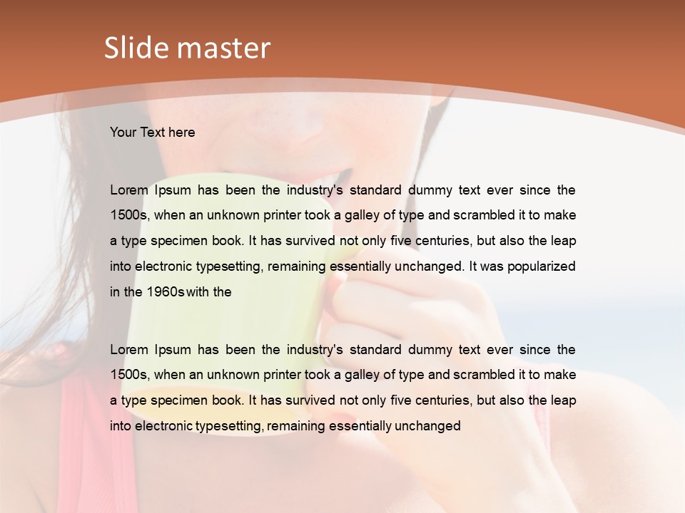 Sky Pretty Fit PowerPoint Template