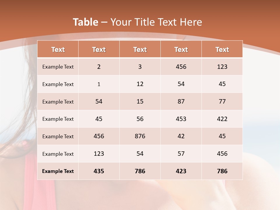 Sky Pretty Fit PowerPoint Template