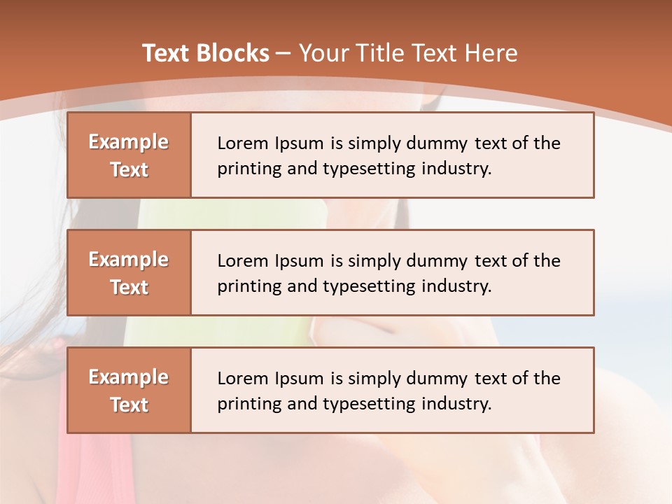 Sky Pretty Fit PowerPoint Template