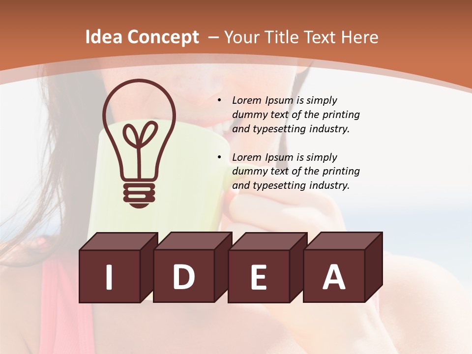 Sky Pretty Fit PowerPoint Template